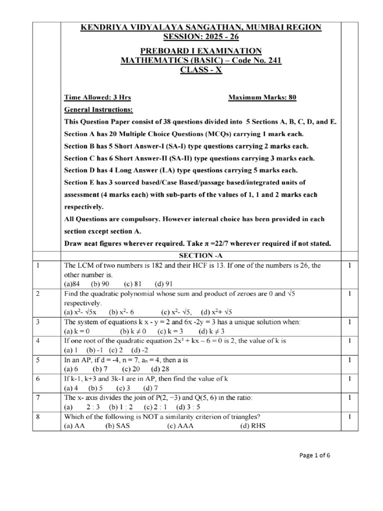 QP Basic Math PB 1 | PDF