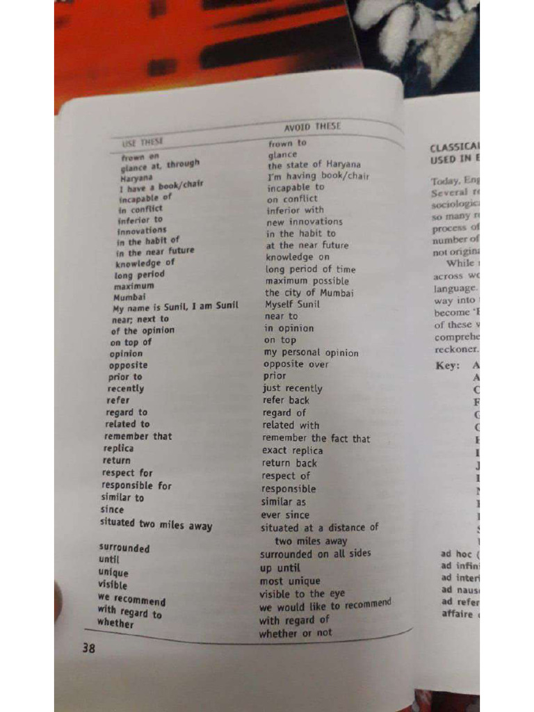 Commonly Used Words and Phrases | PDF