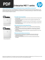 HP LaserJet Enterprise M406 Series Overview | PDF | Printer (Computing ...