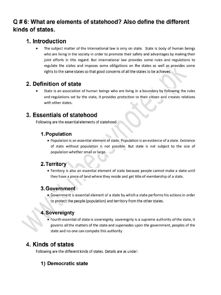 Kinds of State | PDF