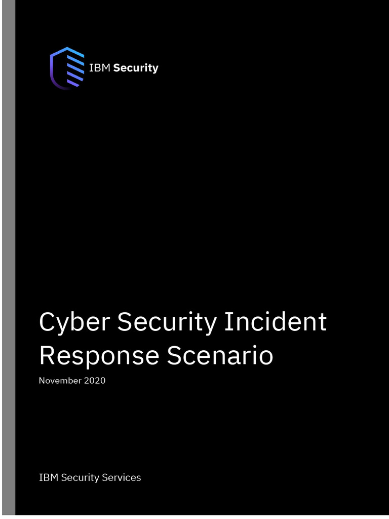 Cybersecurity Incident Response Analysis | PDF | Security | Computer ...