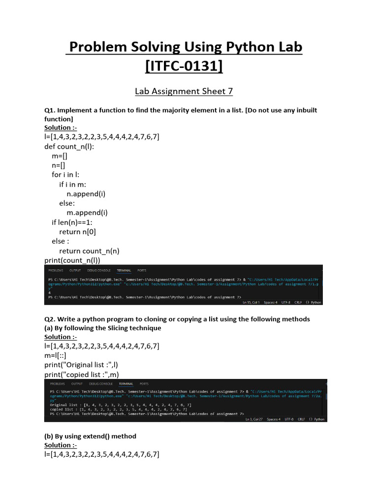 24103047 B1b Divyansh Singh 07 | PDF | Computer Programming