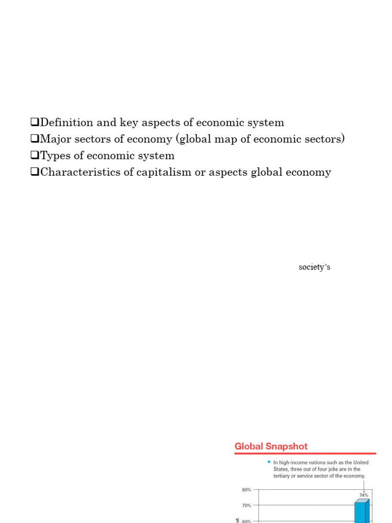 Overview of Economic Systems and Sectors | PDF | Goods | Economies