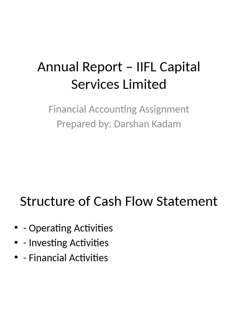 IIFL Capital Services Annual Report 2024 | PDF | Governance | Corporate ...