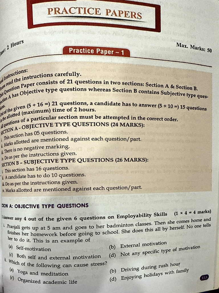 Practice Papers | PDF