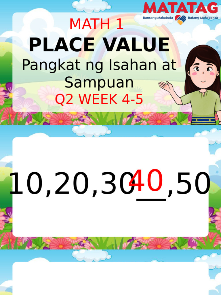q2 Math 1 Week 4 Pagpapangkat NG Sampuan at Isahan | PDF