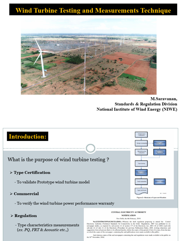 Wind Turbine Testing Techniques Guide | PDF | Wind Turbine | Turbine