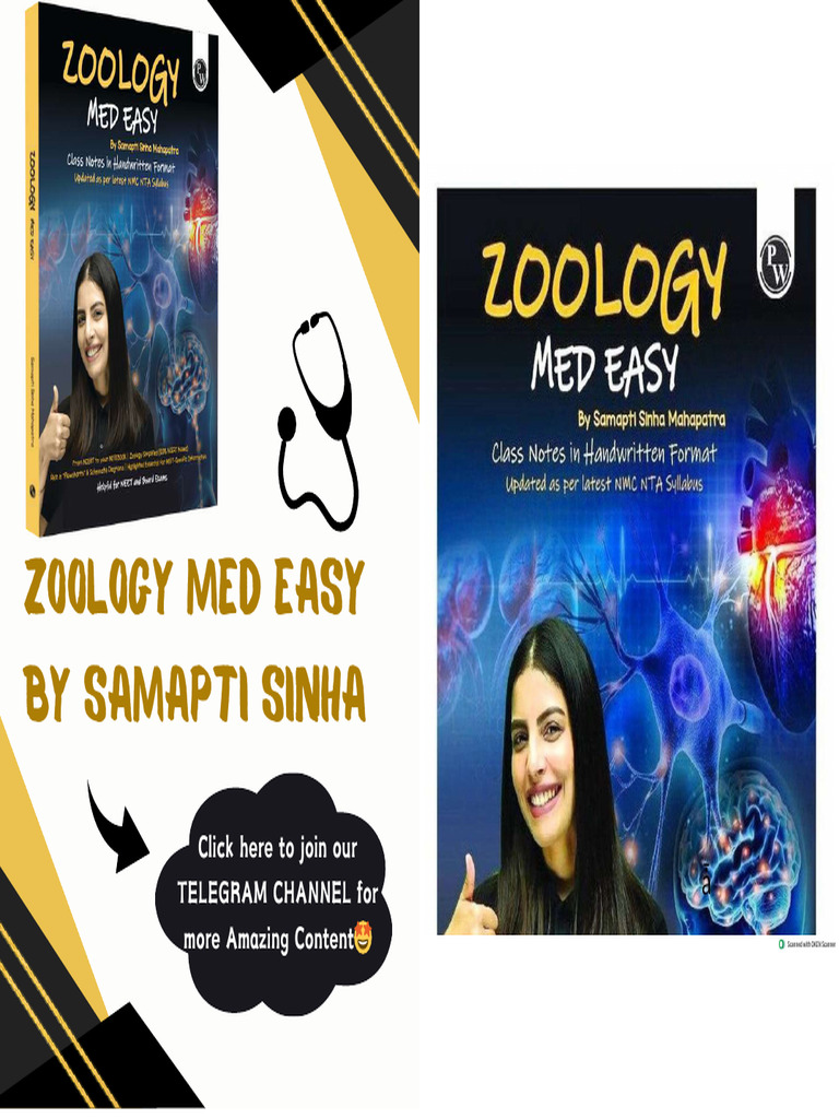 738123686 Zoology Med Easy by Samapti Mam 1 (1) | PDF