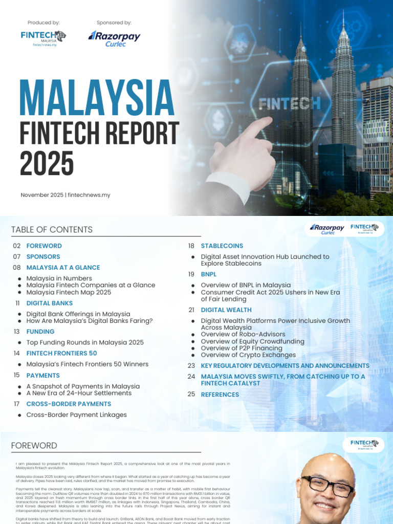 Malaysia Fintech Report 2025 Overview | PDF | Financial Technology ...