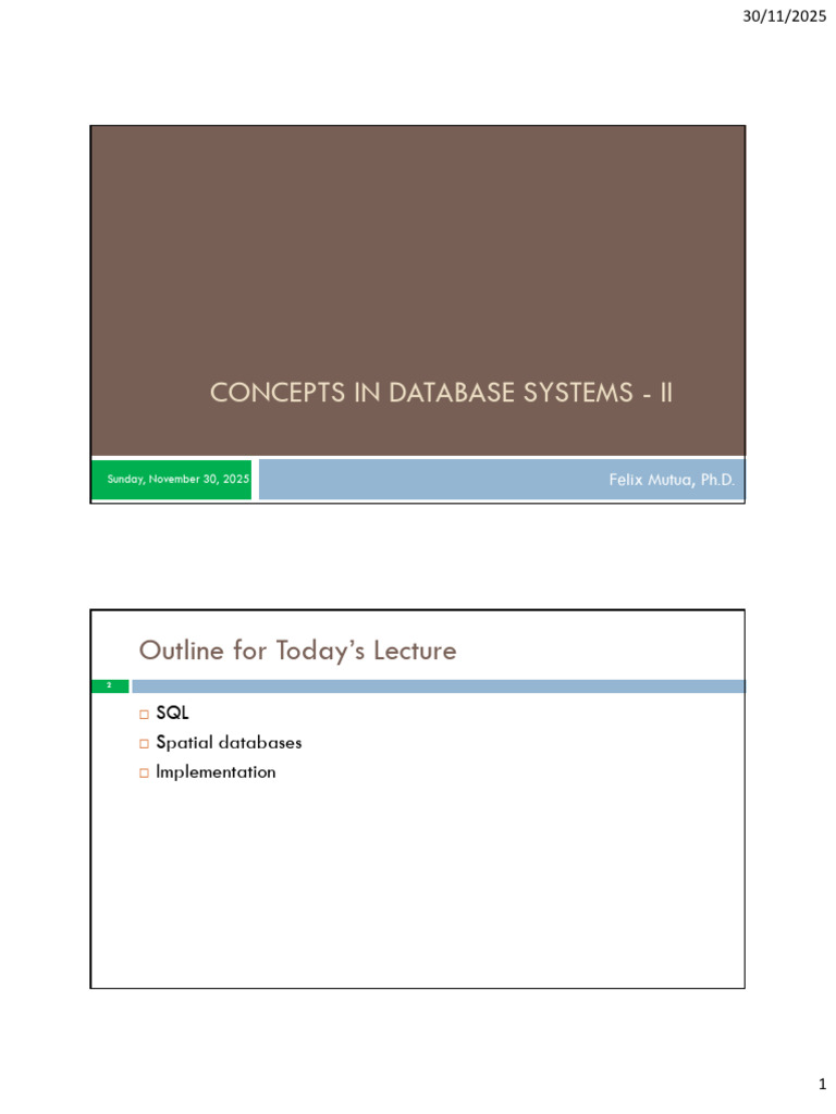 SQL Basics and Database Concepts | PDF | Sql | Databases