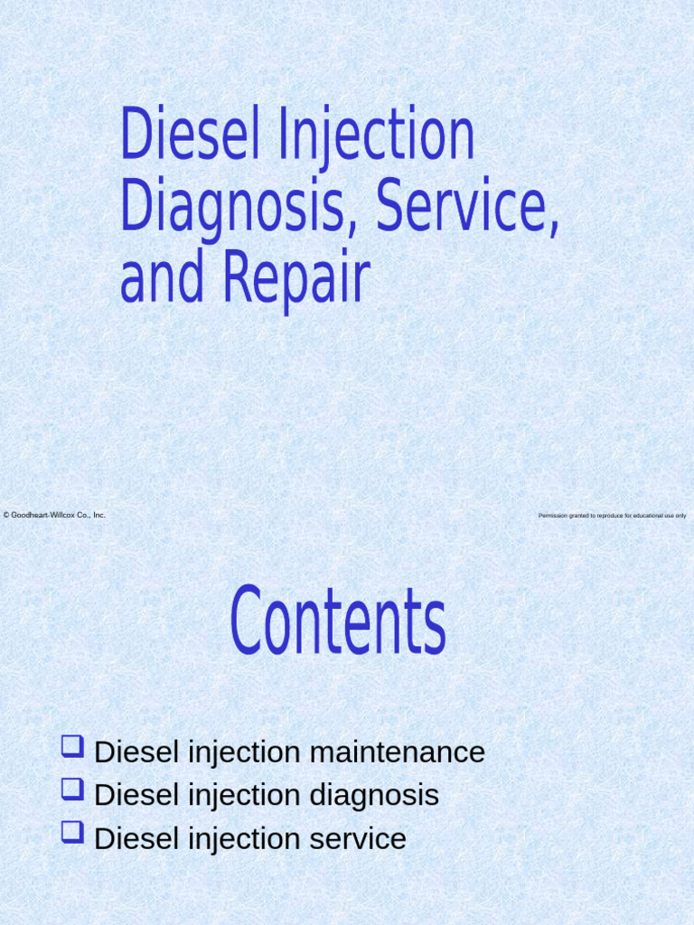 Diesel Fuel System Service3 (1) | PDF | Fuel Injection | Diesel Engine