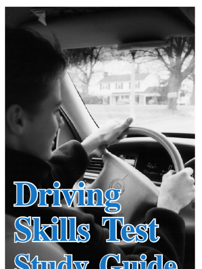 Road Skills Test Study Guide 050221935 7 Traffic Traffic Light