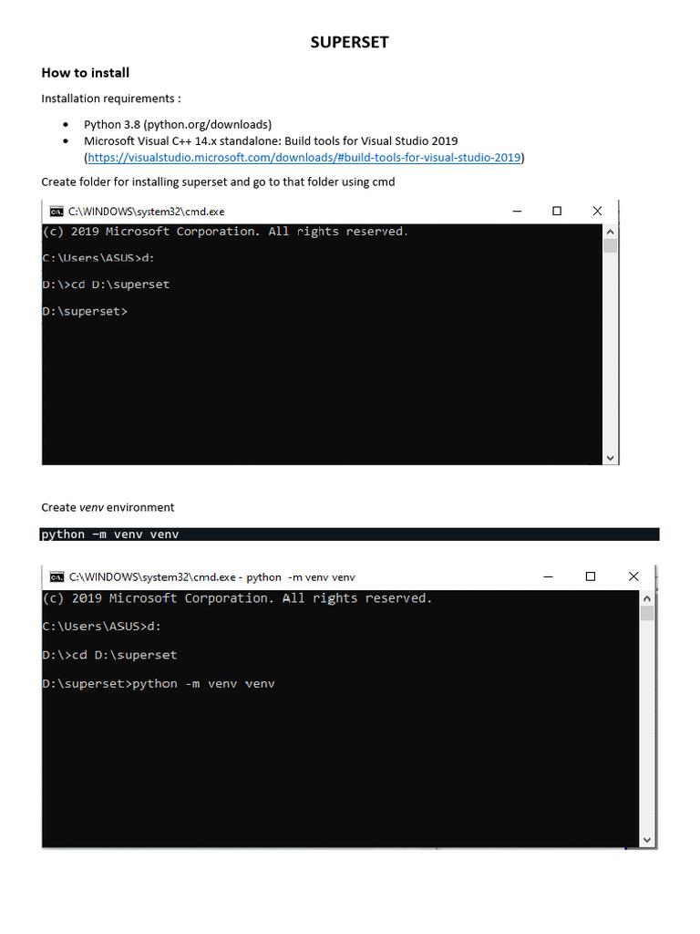 Install Apache Superset Guide | PDF
