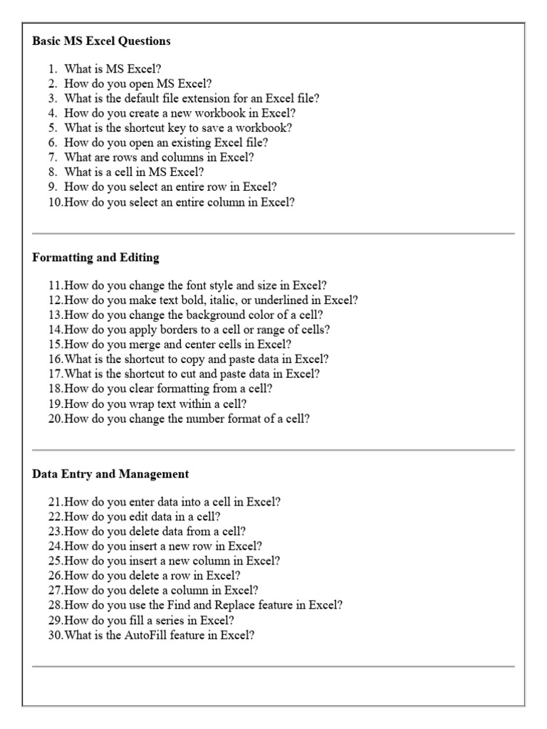 Essential MS Excel FAQs and Tips | PDF | Microsoft Excel | Computing