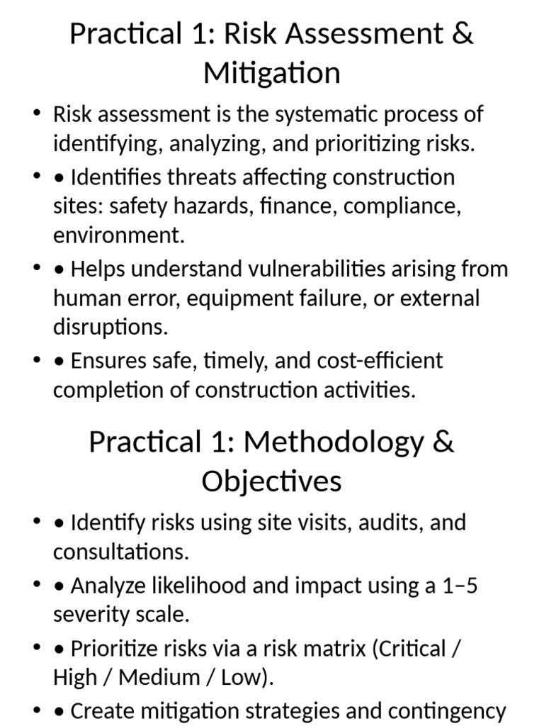 Risk Assessment and Mitigation Strategies | PDF | Risk | Access Control