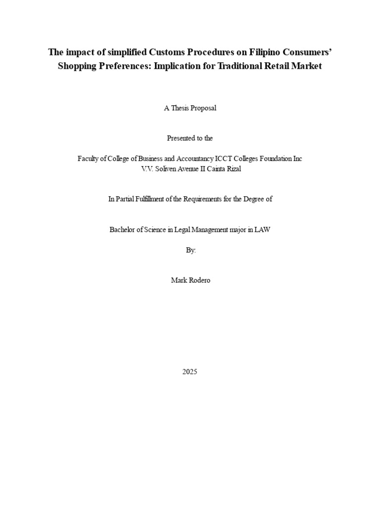Thesis Proposal (Incomplete) | PDF
