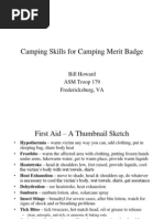 Camping Merit Badge