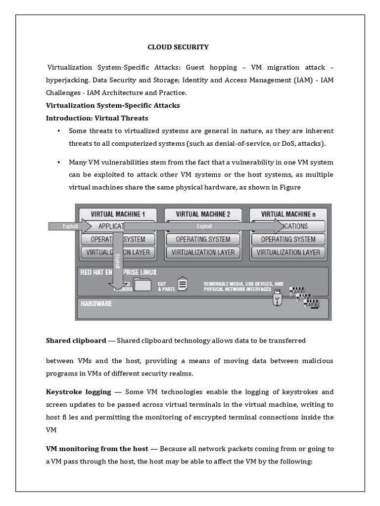 Unit v Security | PDF | Virtual Machine | Cloud Computing