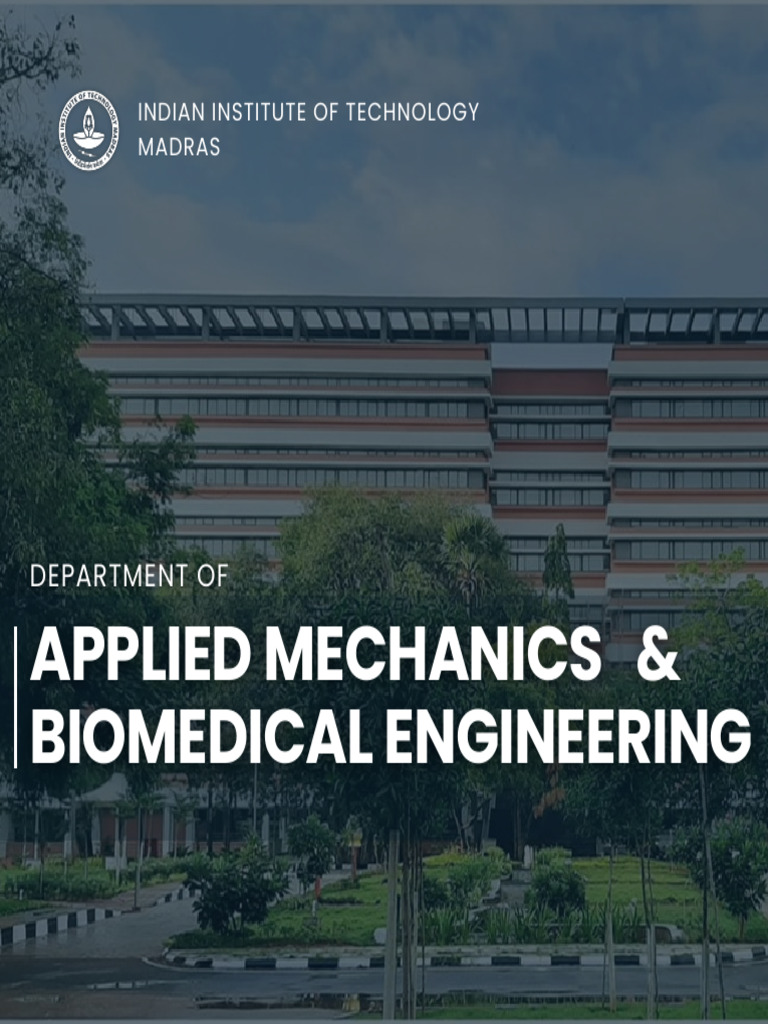 Dept. of Applied Mechanics and Biomedical Engineering | PDF ...