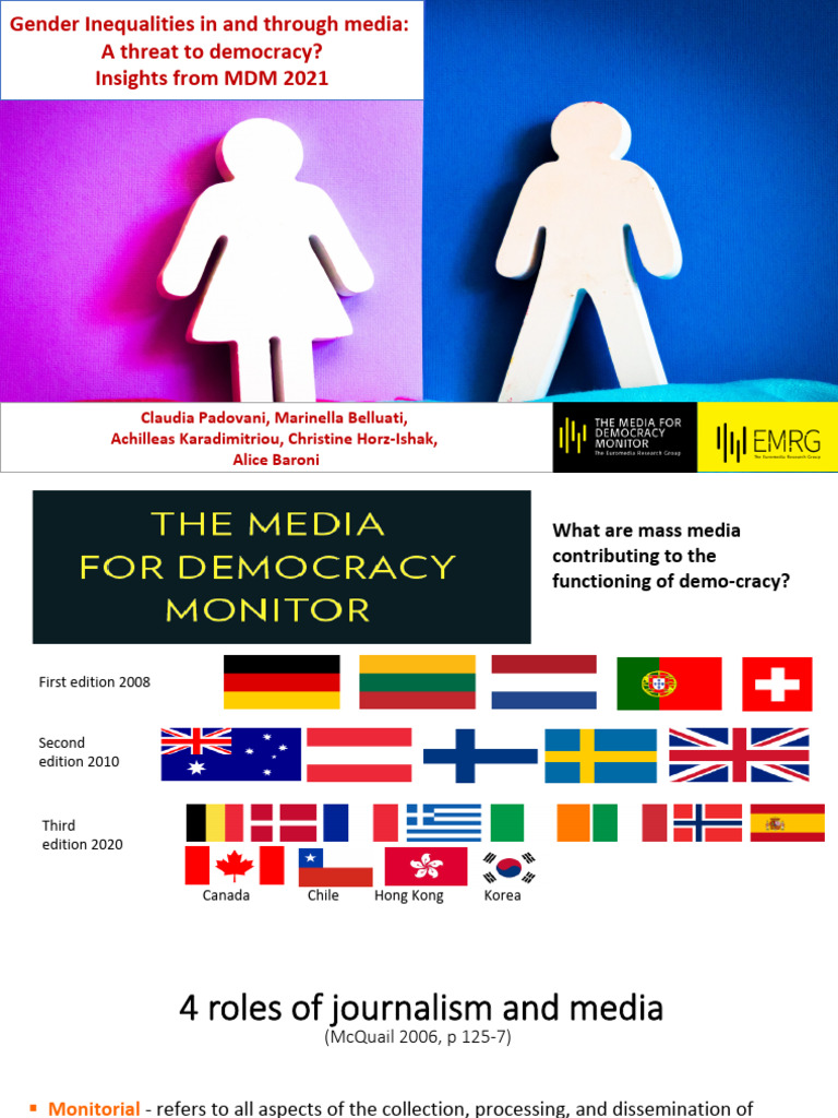 MDM 2021 - Gender Inequalities in and Through Media - A Threat To ...