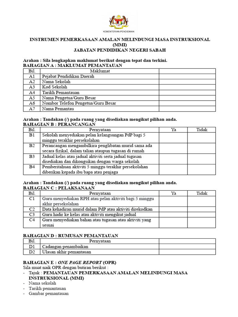 Instrumen MMI | PDF
