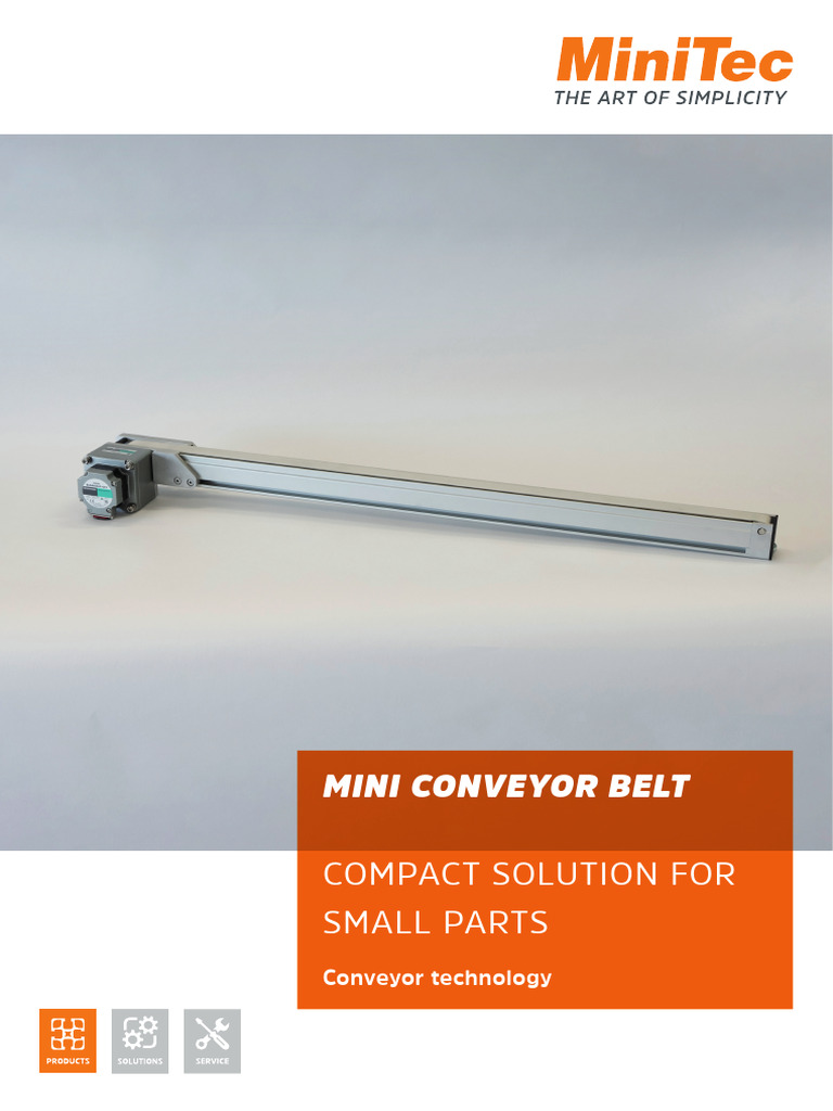 Mini Conveyor Belt for Small Parts Transport | PDF | Electrical ...