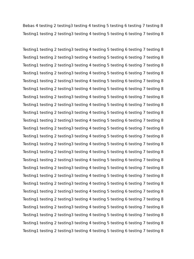 Comprehensive Testing Overview | PDF