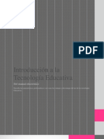 Introducción a la Tecnología Educativa