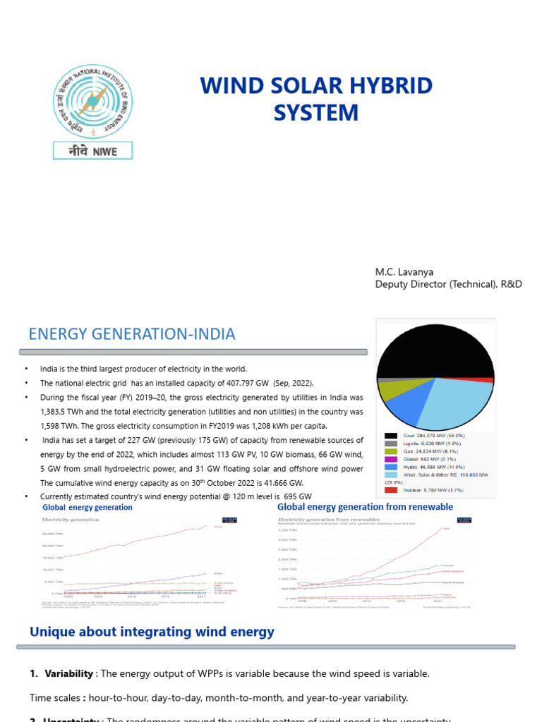 12-Wind Solar Hybrid System | PDF | Wind Power | Electrical Grid
