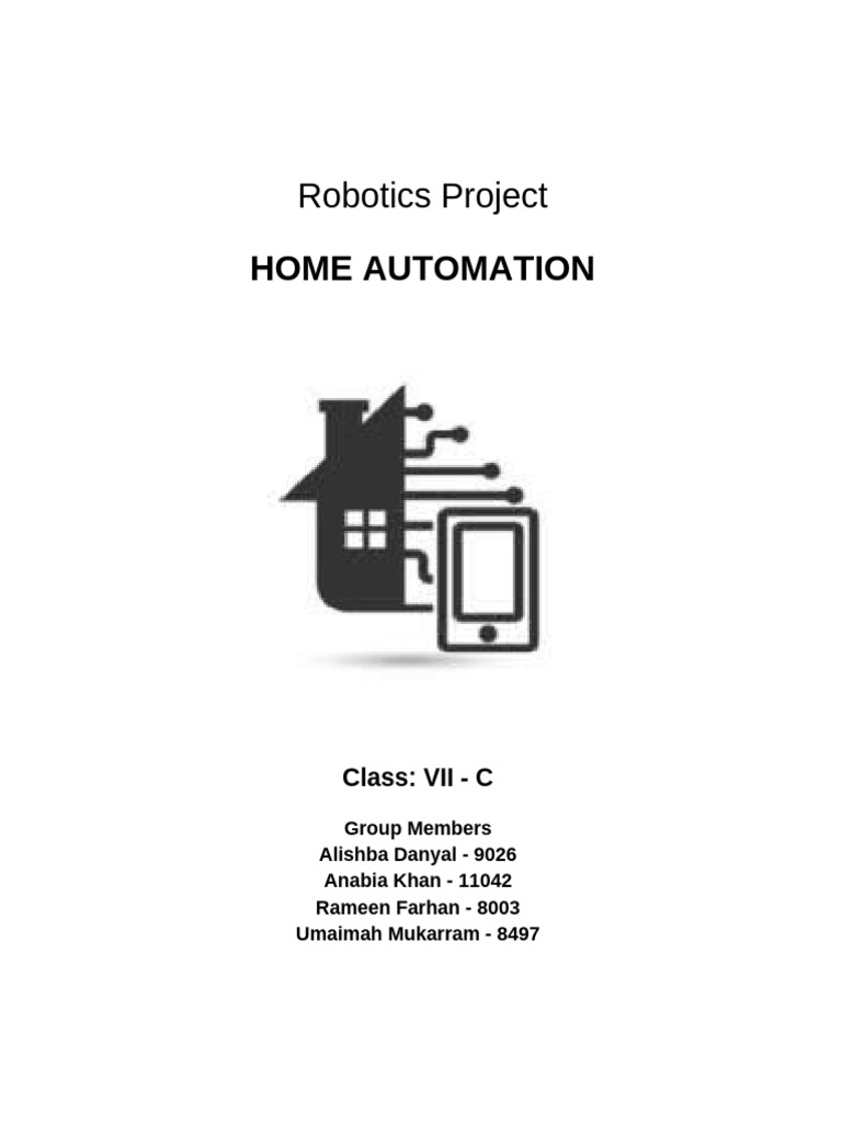 Home Automation Robotics Project | PDF | Direct Current | Home Automation