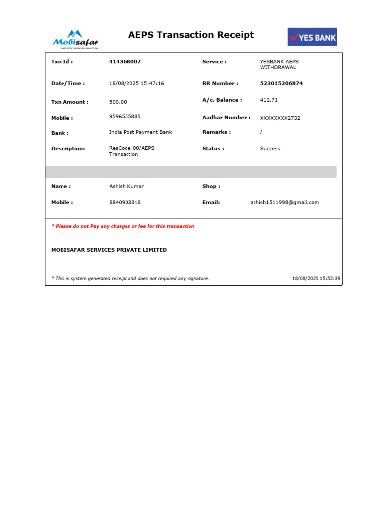 TransactionSlip 414368007.0 | PDF