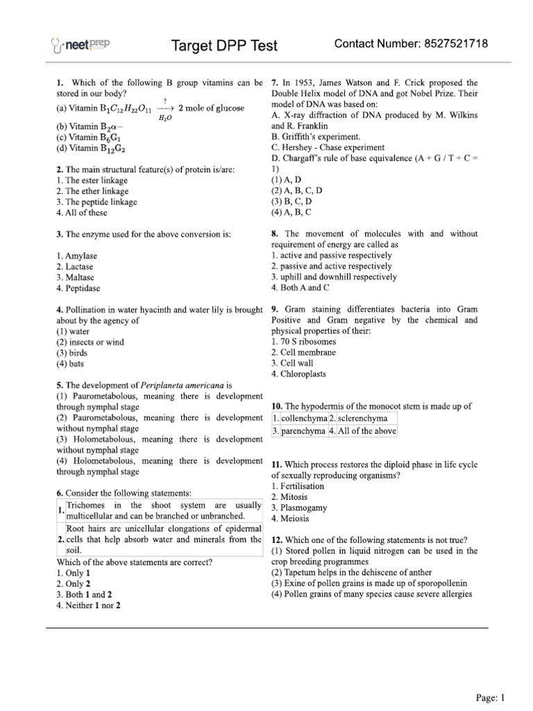Bio 3 | PDF
