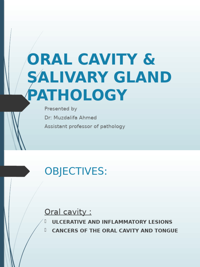 1.ORAL CAVITY Nad Salivary Gland 025 | PDF | Diseases And Disorders ...