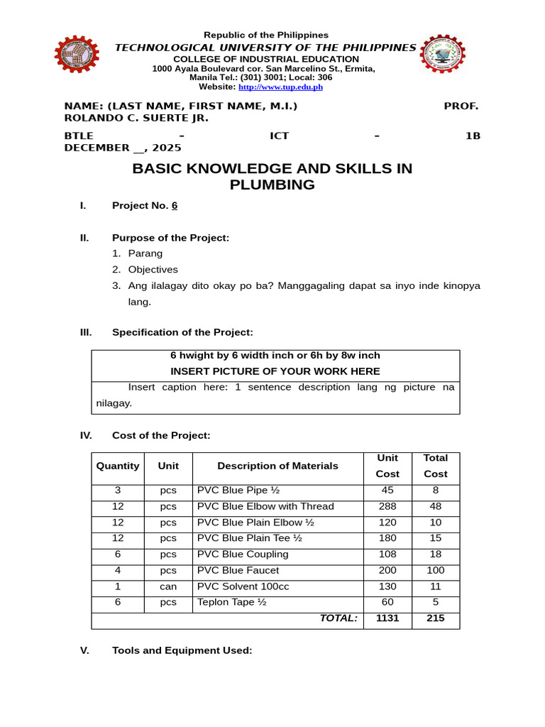 Basic Plumbing Skills Project Guide | PDF | Plumbing | Home Appliance