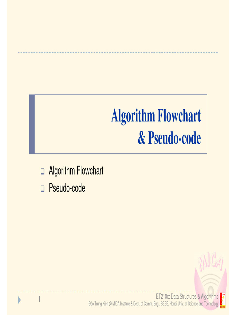 Flowcharts and Pseudo-code Guide | PDF | Algorithms | Software Engineering