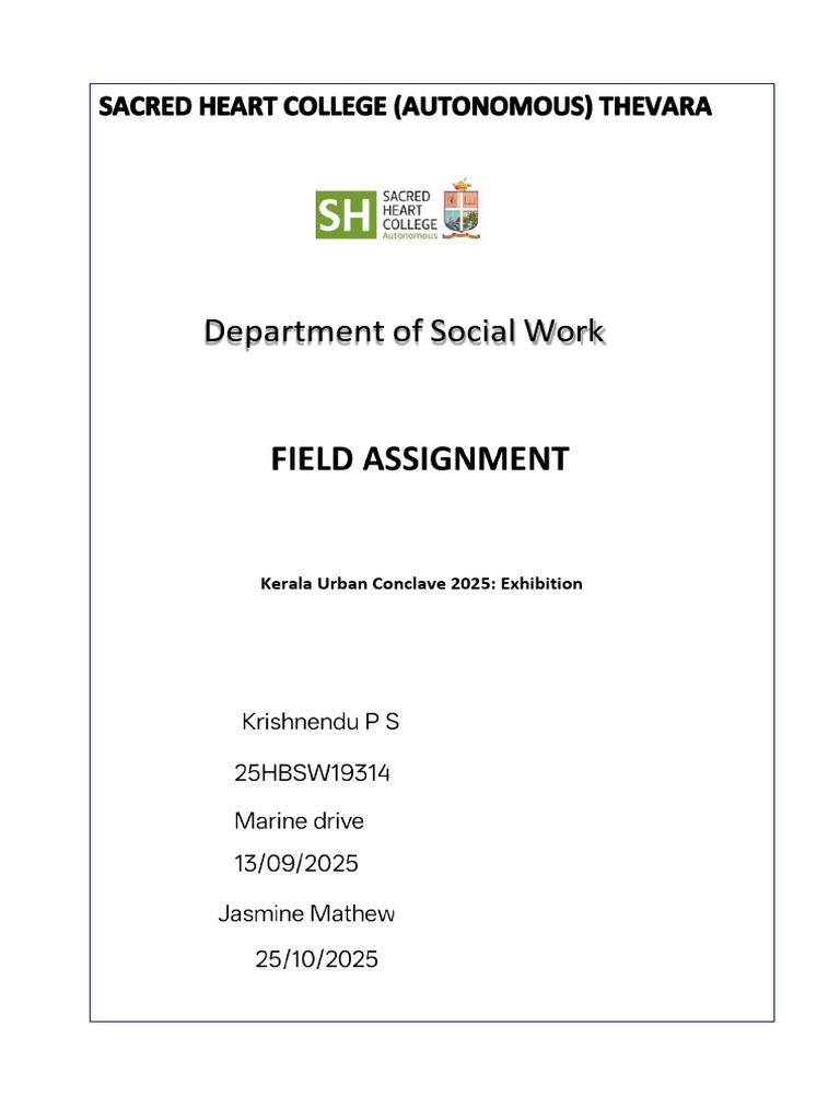 Field Assignment 4 - Krishnendu | PDF | Economies