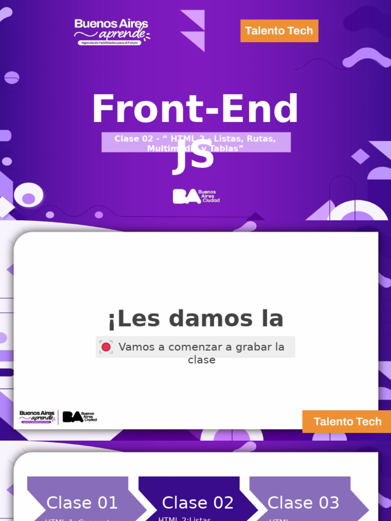 Clase 02 | PDF | HTML | Desarrollo web