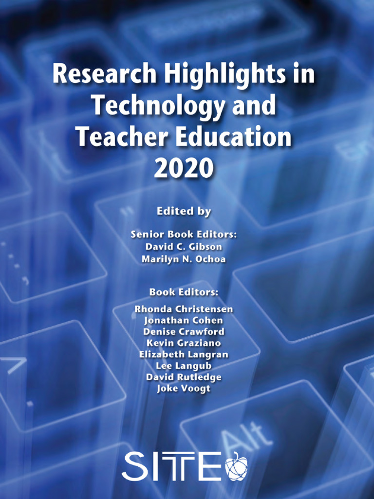 Research Highlights in Technology and Teacher Education - 218487 | PDF ...