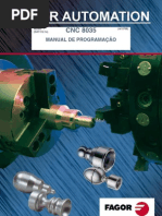Programação CNC "codigo G" 8035