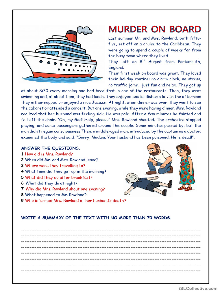 Caribbean Cruise Tragedy: Rawland's Story | PDF