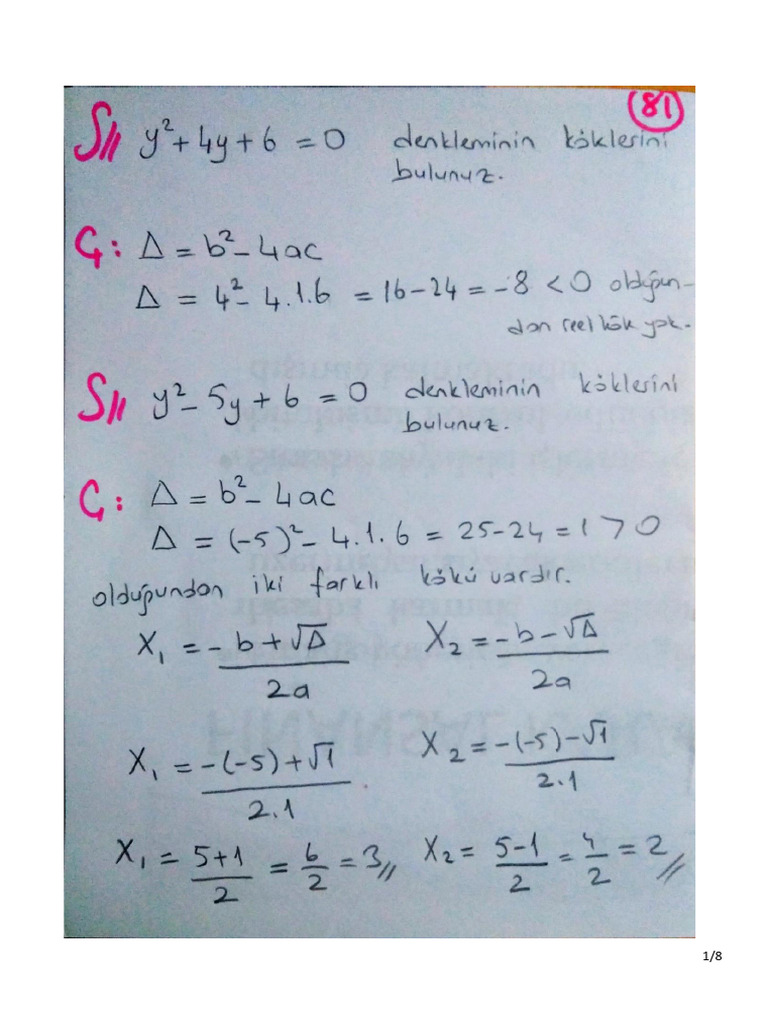Matemati̇k 14 | PDF