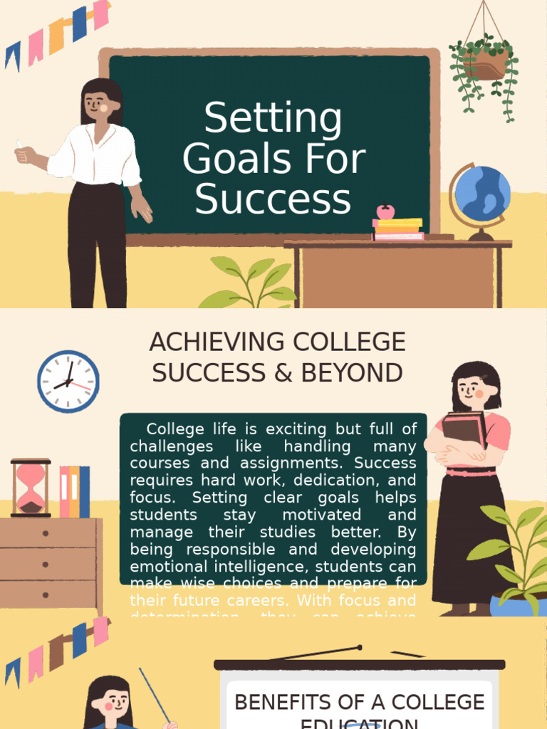 College Success: Goal Setting Strategies | PDF | Disciplines | Psychology