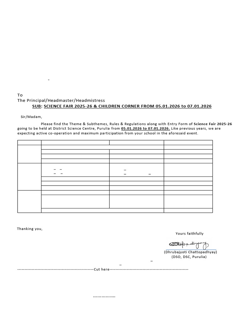 Science Fair 2025-26 Guidelines & Entry | PDF
