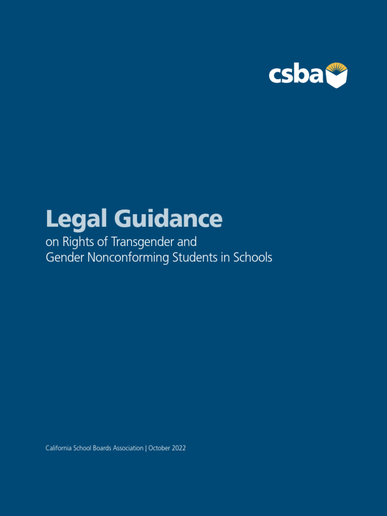 Transgender Student Rights in California Schools | PDF | Civil Rights ...