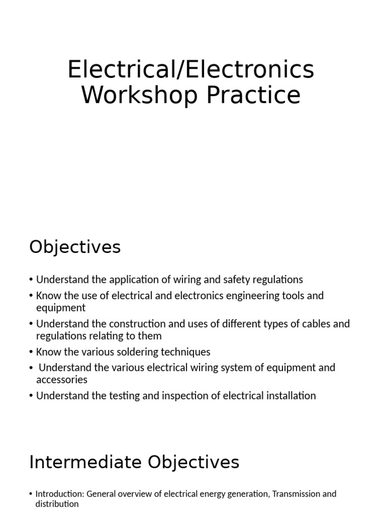 Electrical Safety and Wiring Practices | PDF | Insulator (Electricity ...
