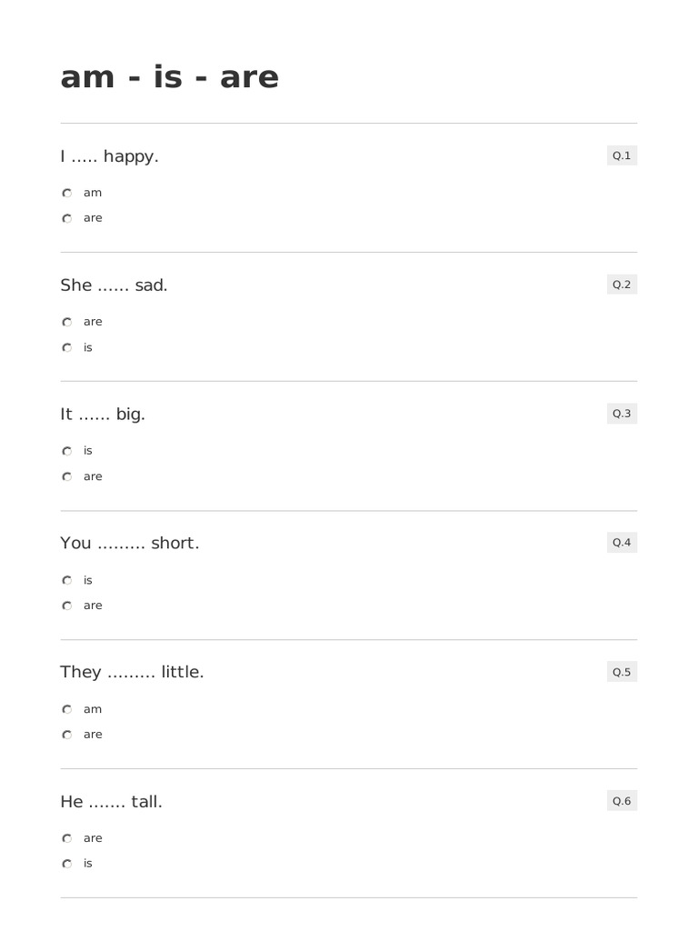 Basic English Grammar Exercises | PDF