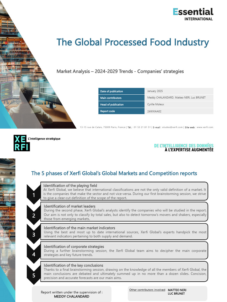 Global Processed Food Market Trends 2024-2029 | PDF | Foods | Drink