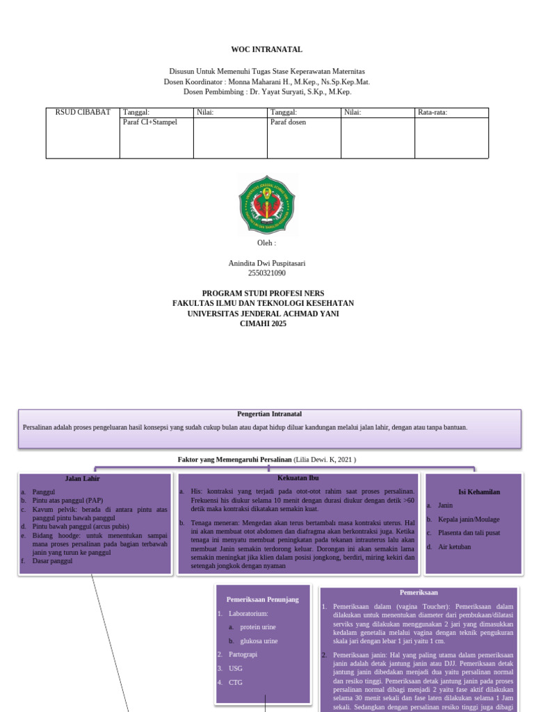 Woc Intranatal | PDF