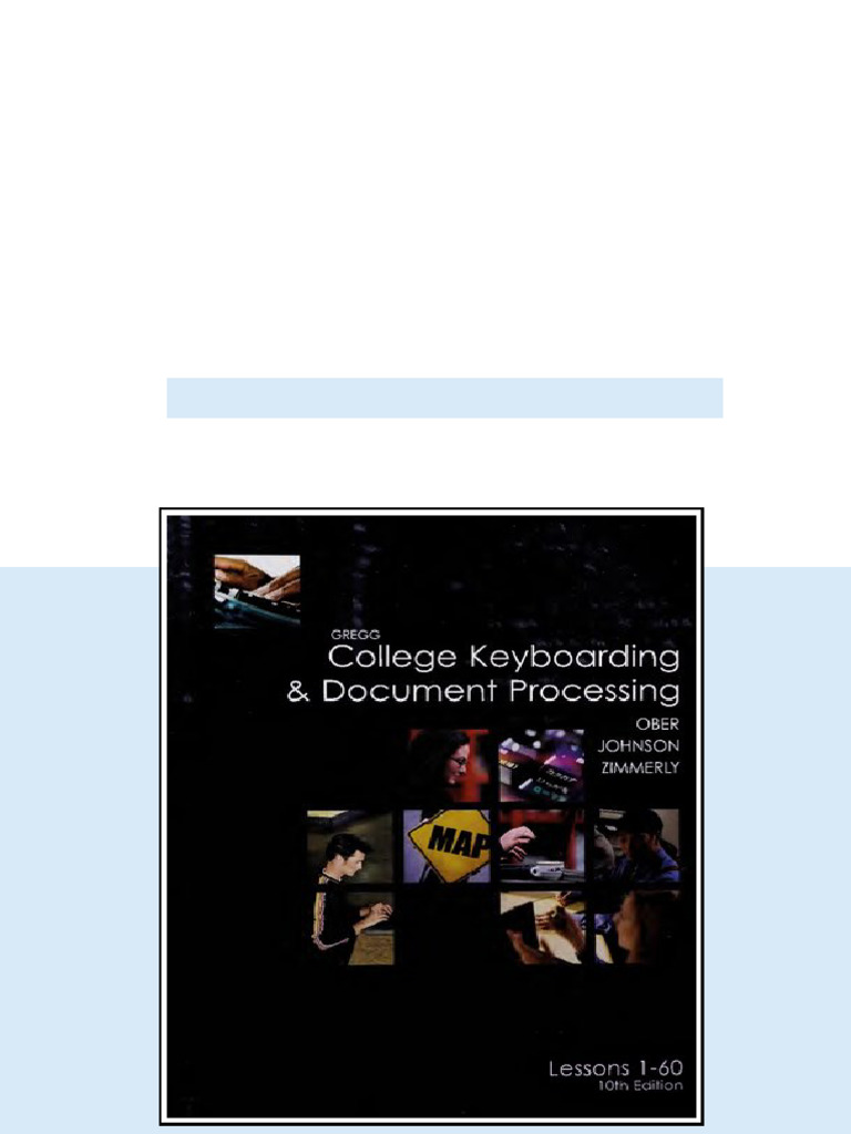(Ebook) Gregg College Keyboarding & Document Processing (GDP), Lessons ...