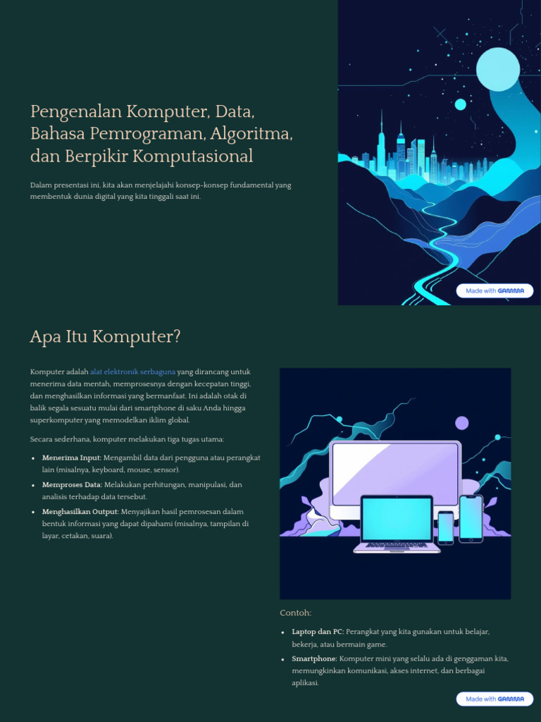 Konsep Dasar Komputer dan Pemrograman | PDF